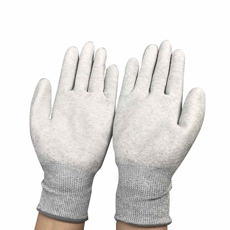 Rukavice potažená uhlíková vlákna