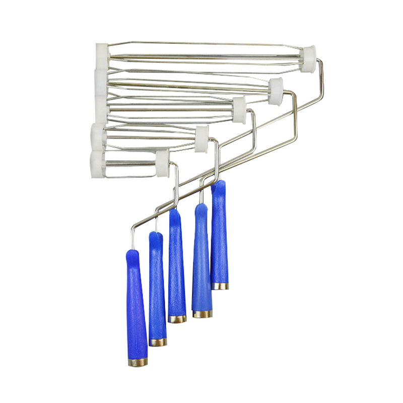 PE lepkavý válec krátký držadlo