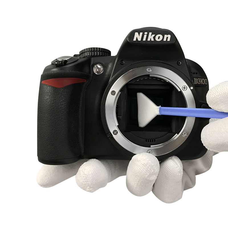 Čištění čisticího výtěru fotoaparátu